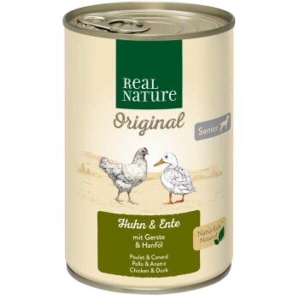 Bild 1 von REAL NATURE Senior Huhn & Ente 6x400 g