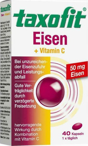 taxofit Eisen + Vitamin C Kapseln
