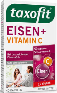 taxofit Eisen + Vitamin C Kapseln