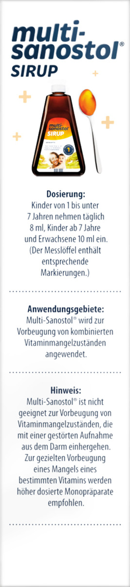 Bild 1 von Sanostol Multi-Sanostol® Sirup, 300 g