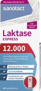 sanotact® Express Laktase 12.000 Kautabletten
