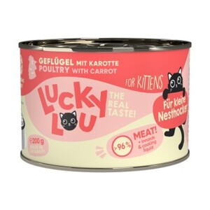 Lucky Lou Kitten Geflügel 6x200g