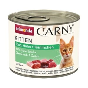 animonda Carny Kitten Rind, Huhn & Kaninchen 12x200 g