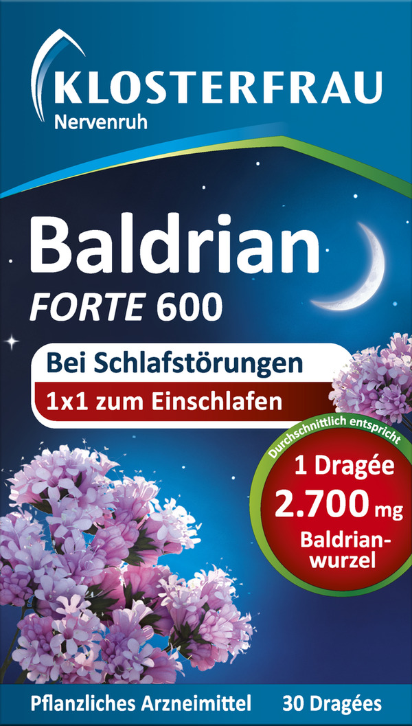 Bild 1 von Klosterfrau Nervenruh Baldrian Forte 600