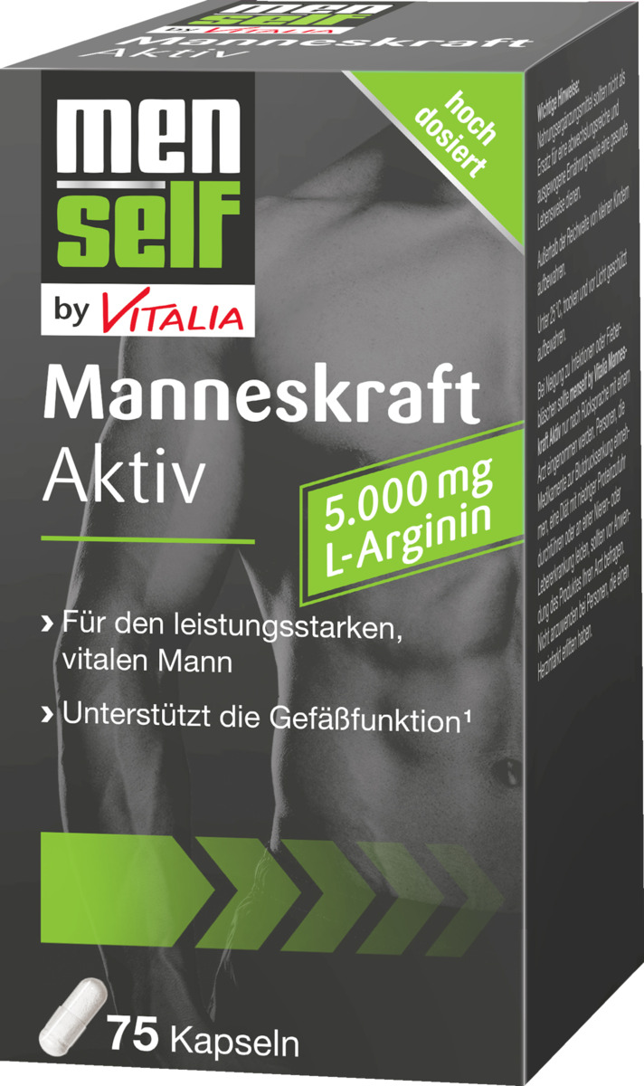 Bild 1 von menself Manneskraft Aktiv L-Arginin, 75 g