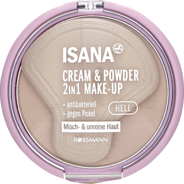 Bild 1 von ISANA ISANA CREAM & POWDER 2IN1 MAKE-UP HELL, 9 g