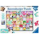 Bild 1 von Puzzle - Viele bunte Squishmallows - 100 Teile XXL