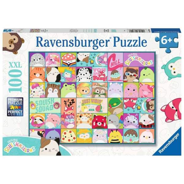 Bild 1 von Puzzle - Viele bunte Squishmallows - 100 Teile XXL