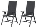 Bild 2 von LIVARNO home Alu-Premium-Set »Toronto« 7-teilig - Standardtisch & 6 Hochlehner, gepolstert, anthrazit