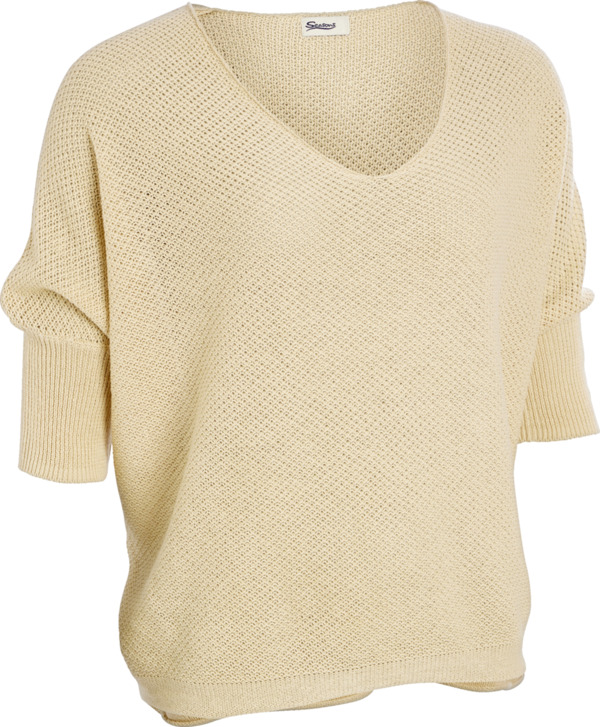 Bild 1 von IDEENWELT Sommer Strickshirt beige Gr. L/XL