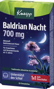 Kneipp Baldrian Nacht 700 mg, 25 g