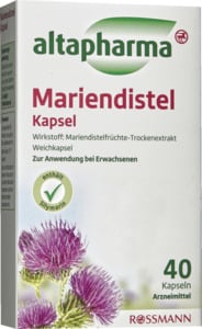 altapharma Mariendistel Kapseln 40 Weichkapseln Arzneimittel, 28 g