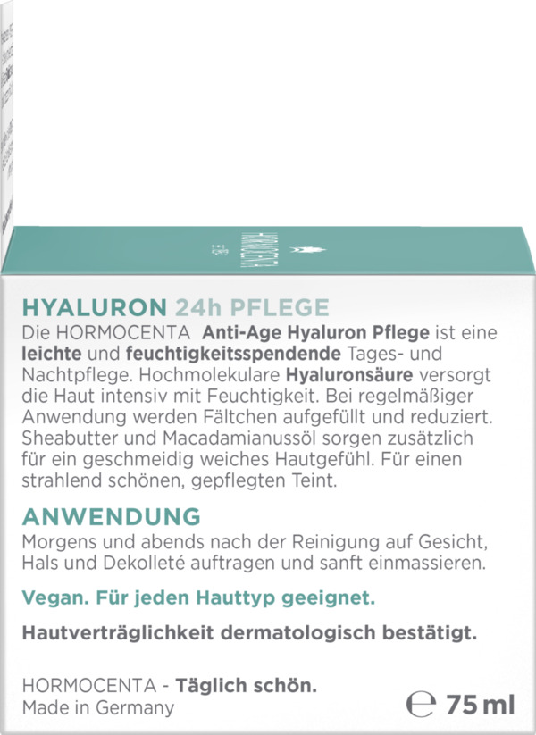 Bild 2 von Hormocenta Anti-Age Hyaluron Tagescreme, 75 ml