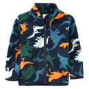 Bild 1 von Baby Fleecejacke mit Stehkragen DUNKELBLAU / ORANGE