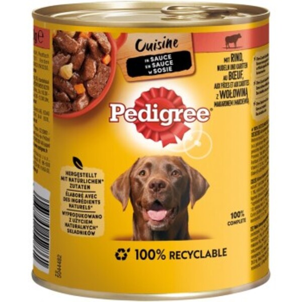 Bild 1 von Pedigree Cuisine in Sauce 12x800g Rind