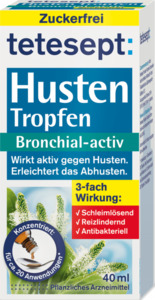 tetesept Husten Tropfen Bronchial-activ, 40 ml