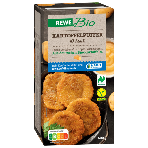 Bild 1 von REWE Bio Kartoffelpuffer 600g, 10 Stück