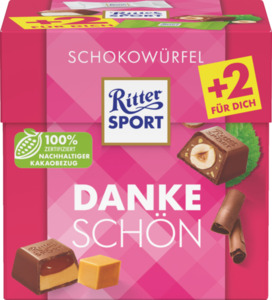 Ritter Sport Schokowürfel Dankeschön, 192 g