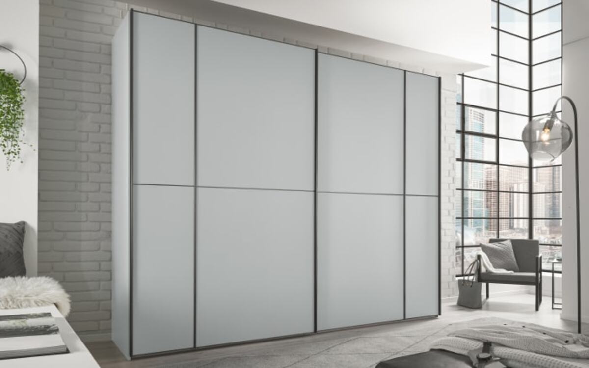 Bild 1 von Staud - Schwebetürenschrank Besoledo, hellgrau, 270 x 222 cm