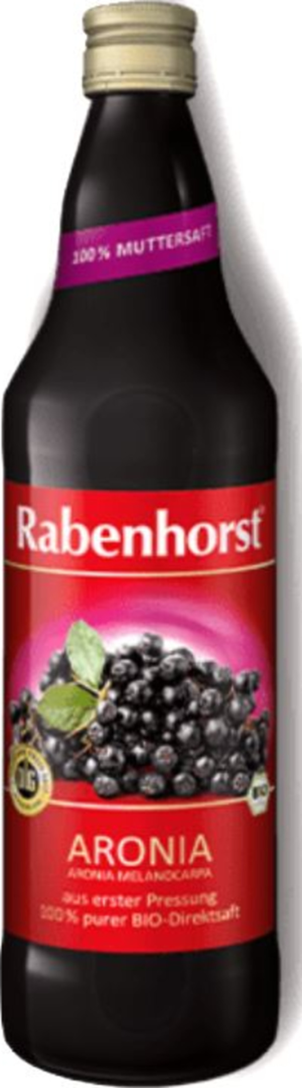 Bild 1 von Rabenhorst Aronia Muttersaft 700ml - 100% purer Direktsaft, 700 ml