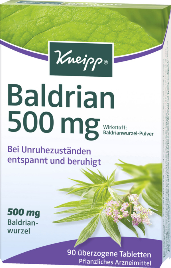 Bild 1 von Kneipp Baldrian 500 mg, 54 g