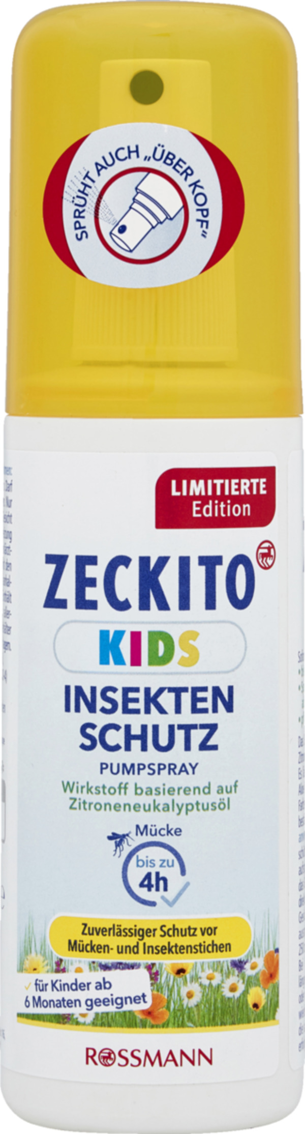 Bild 1 von sunozon ZECKITO Kids Insekten Schutz Pumpspray 100ml, 100 ml