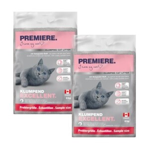 PREMIERE Excellent Klumpstreu, Babypuder-Duft 2x6 kg