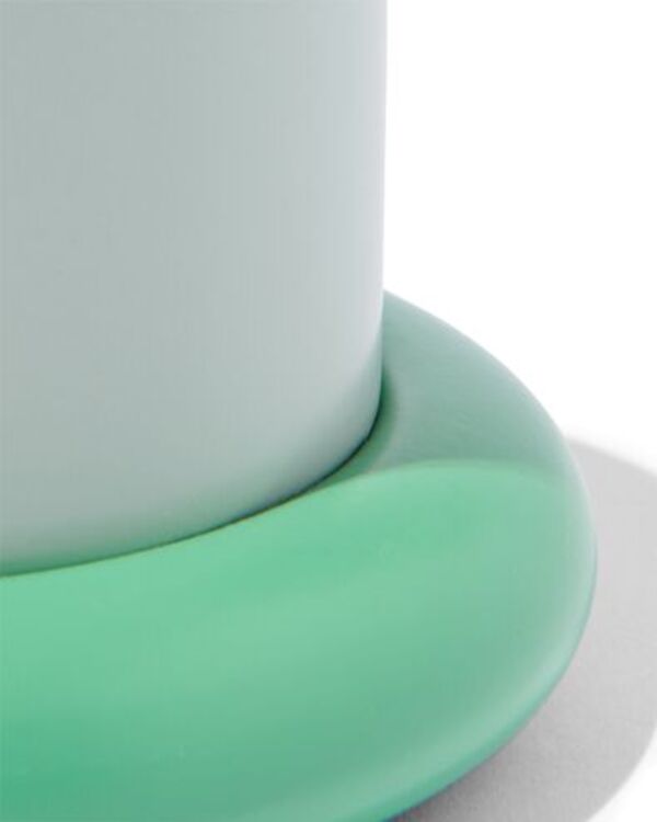 Bild 3 von Blumentopf, Ø 10 x 6.6 cm, Metall, mit Untersetzer