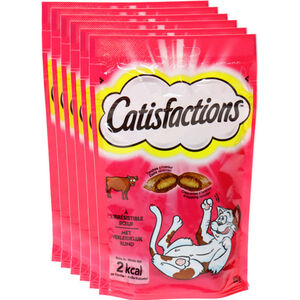 Catisfaction Katzensnacks Rind, 6er Pack