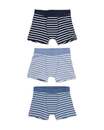 Bild 1 von 3er-Pack Kinder-Boxershorts, Baumwolle/Elasthan blau