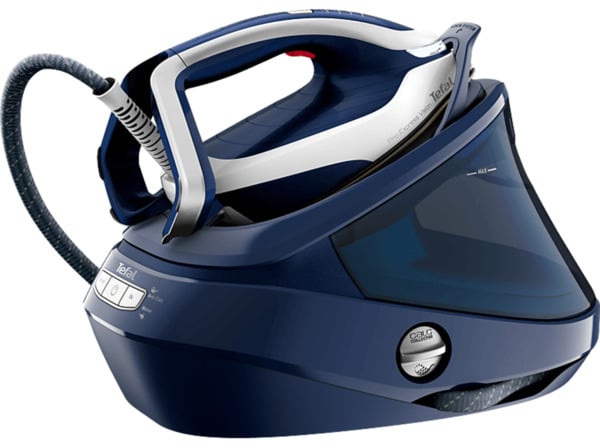 Bild 1 von TEFAL GV9812 Pro Express Vision Dampfbügelstation (3000 Watt, 8,1 bar), Blau/Weiß