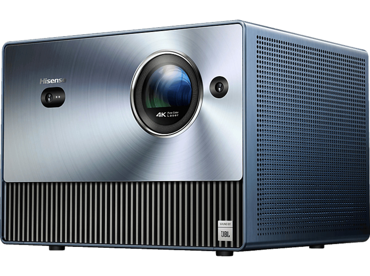 Bild 1 von HISENSE C1 4K Trichroma Smart Mini Projektor (UHD 4K, 1600 Lumen, WLAN), Grau