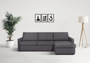 Places of Style Schlafsofa GOLDPOINT Ecksofa 264 cm, Liegefläche (140/200cm), L-Form, Bettfunktion, Bonell-Federkernmatratze und Dauerschläfer-Funktion