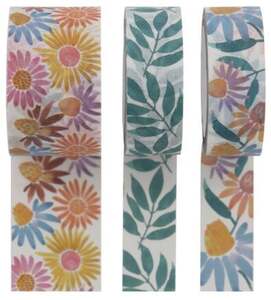 Washi Tape, Wildblumen, 3 x 5 m