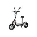 Bild 1 von eFlux Vision X2, E-Scooter mit Straßenzulassung und Sitz, bis 45km/h, 1500 Watt, Scheibenbremsen, LED (Schwarz)