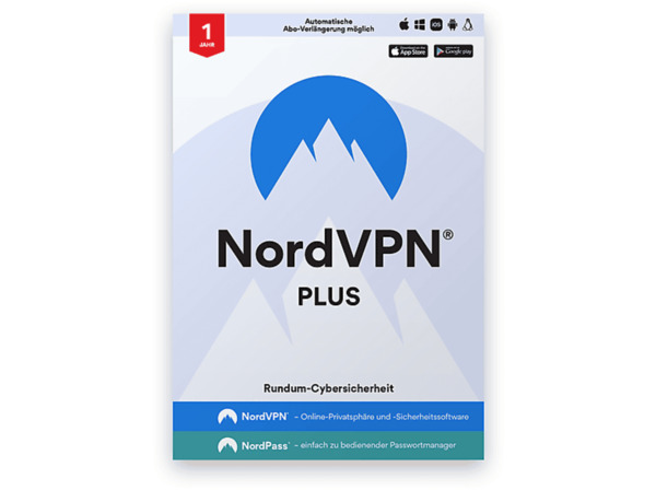 Bild 1 von NORDVPN PLUS 1Y (VPN UND PASSWORTMANAGER) - [Multiplattform]