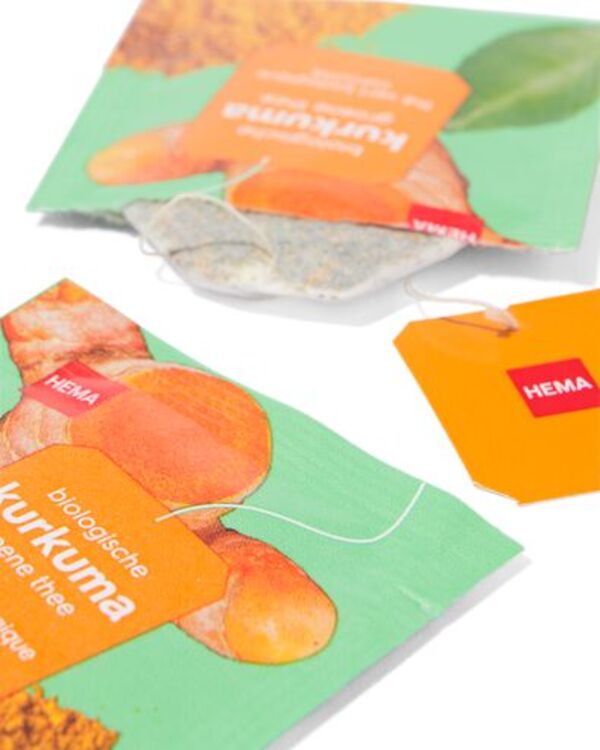 Bild 2 von Bio-Grüntee, Kurkuma, 20 Beutel