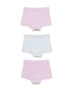 Bild 4 von 3er-Pack Kinder-Boxershorts, Baumwolle/Elasthan lila