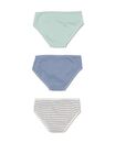 Bild 4 von 3er-Pack Kinder-Slips, Baumwolle blau