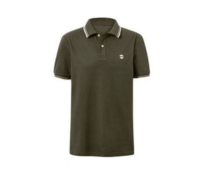 Piqué-Poloshirt, olivgrün