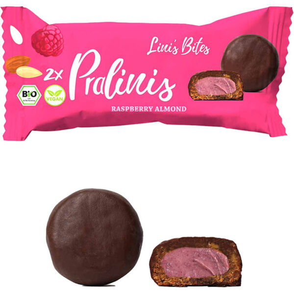 Bild 1 von Lini's Bites GmbH BIO Dattel-Kugel Raspberry Almond