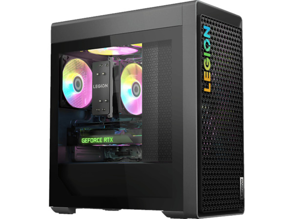 Bild 1 von LENOVO Legion Tower 5, Gaming-Desktop mit AMD Ryzen™ 7 7700 Prozessor, 32 GB RAM, 1 TB SSD, NVIDIA, GeForce RTX™ 4070, Windows, Storm Grey