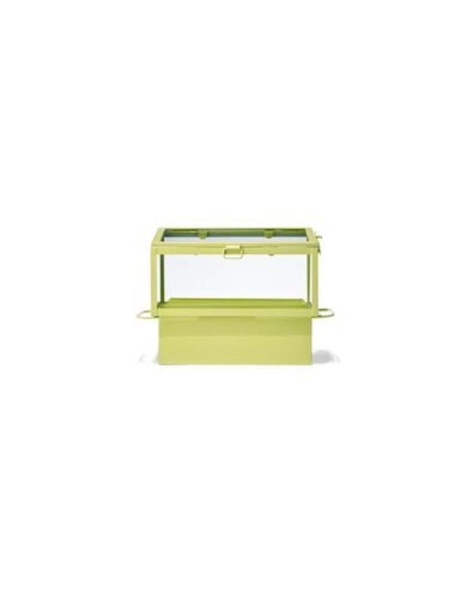 Bild 1 von Gewächshaus, 11.5 x 23 x 17 cm, gelb, Metall/Glas