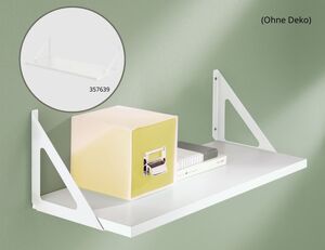 Regal Triangolo Weiß 80 cm