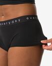 Bild 4 von Damen-Boxershorts, hohe Taille, Baumwolle/Elasthan schwarz