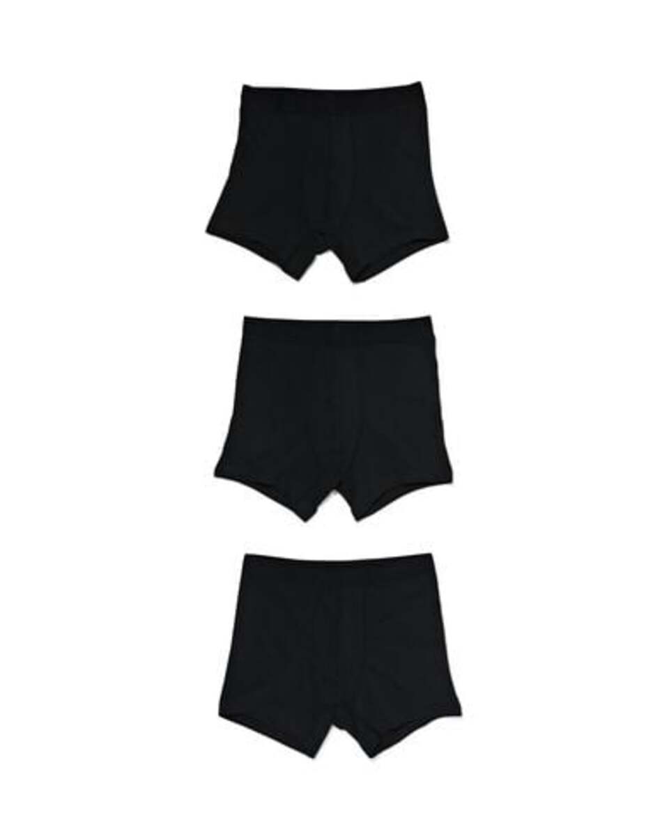 Bild 1 von 3er-Pack Herren-Boxershorts, lang schwarz
