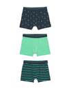 Bild 1 von 3er-Pack Kinder-Boxershorts, Baumwolle/Elasthan blau