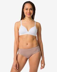 Damen-Hipster Second Skin, Mikrofaser beige