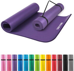 GORILLA SPORTS Yogamatte Sportmatte 190 x 100 x 1,5 cm