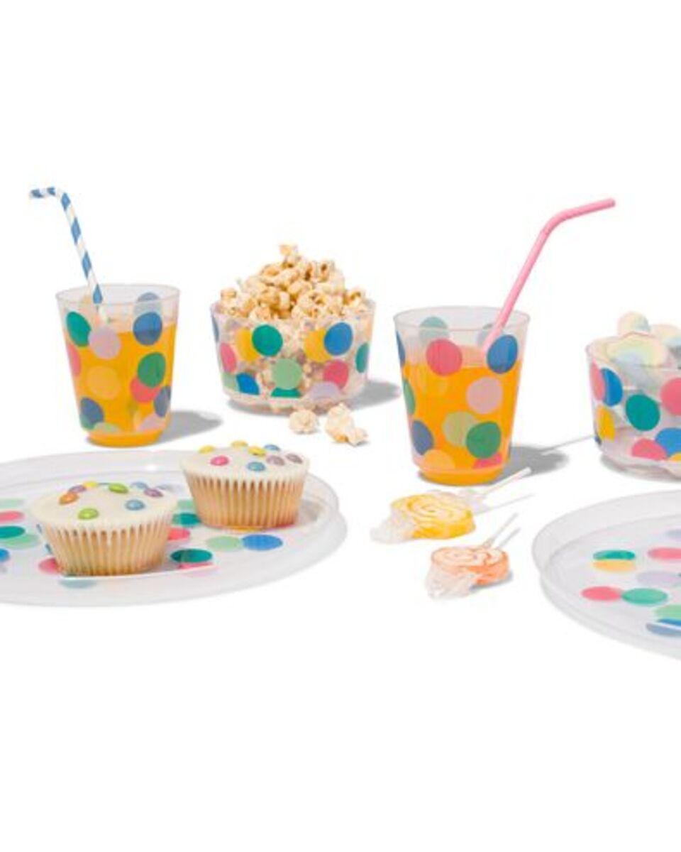 Bild 4 von 4er-Pack Becher, Punkte, wiederverwendbar